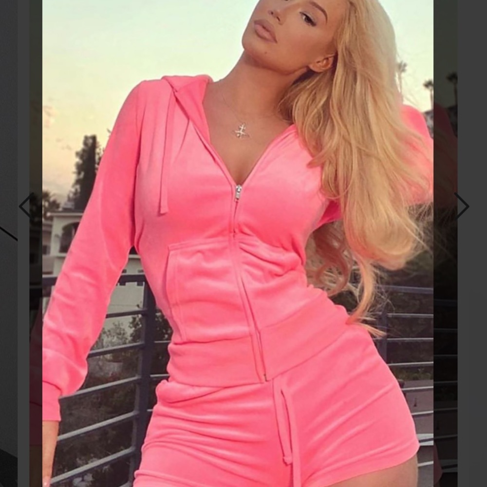 Short and hoodie set